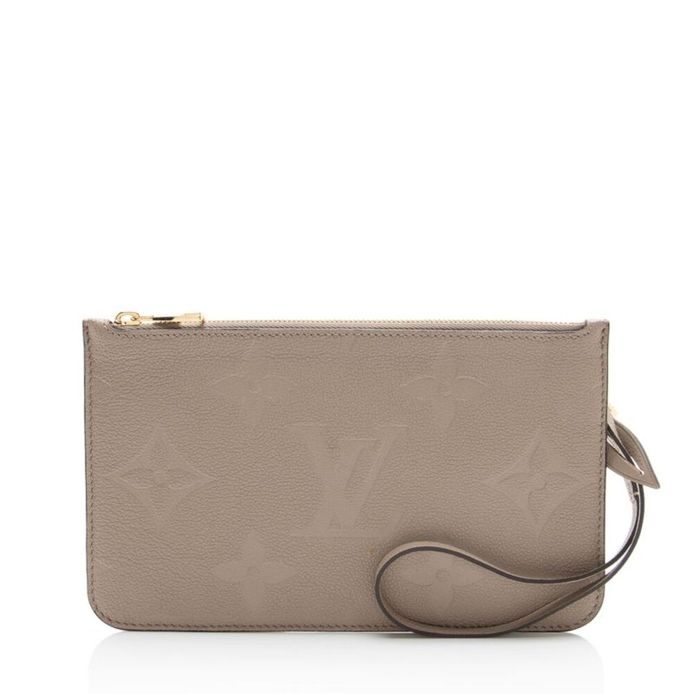 Louis Vuitton Giant Monogram Empreinte Neverfull MM Pochette